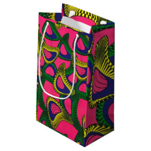 African Print Small Gift Bag