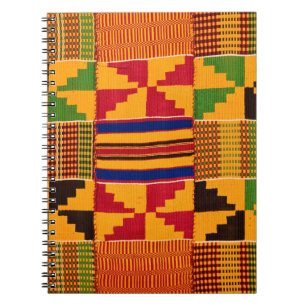 African Print Spiral Notebook