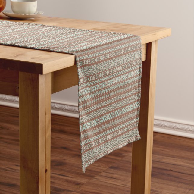 African Print Table Runner (In Situ)
