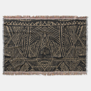 African Print Throw Blanket