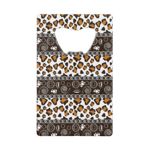 African print with cheetah skin pattern