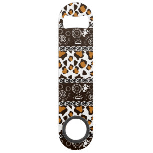 African print with cheetah skin pattern