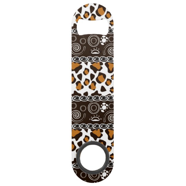 African print with cheetah skin pattern (Front)