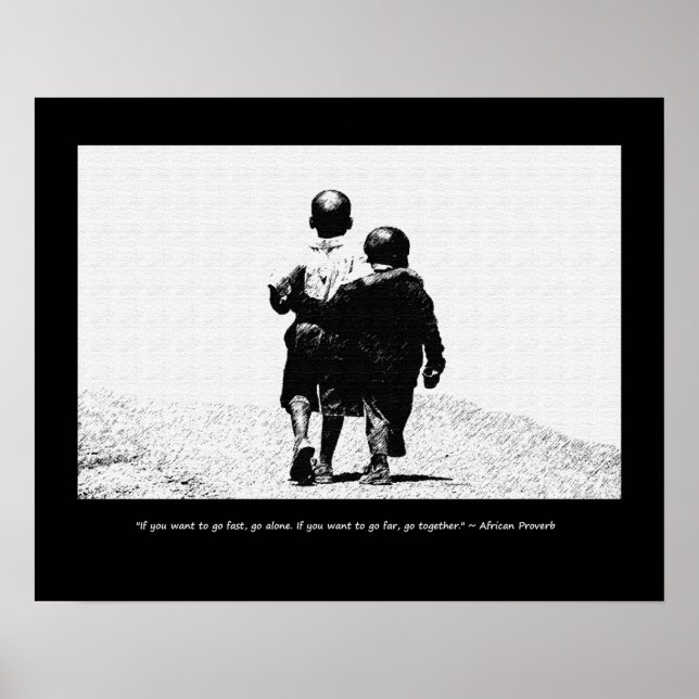 African Proverb Poster (Front)