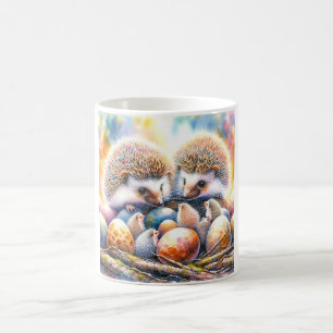 African Pygmy Hedgehogs 040624AREF112 - Watercolor Coffee Mug