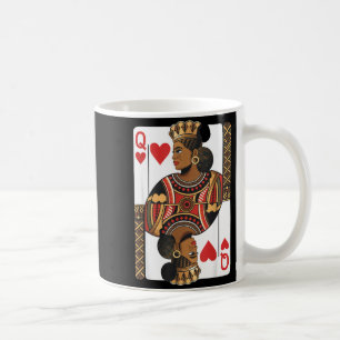 African queen card melanin black pride blm coffee mug