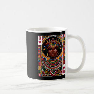 African Queen Card Melanin Black Pride Blm Junetee Coffee Mug