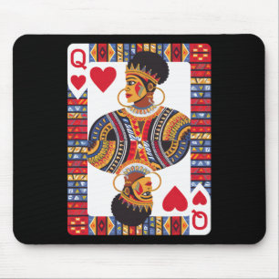 African Queen Card Melanin Black Pride Blm Junetee Mouse Pad
