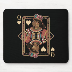 African Queen Card Melanin Black Pride Blm Junetee Mouse Pad