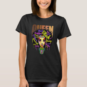 African Queen For Women Educated Black Girl Magic T-Shirt