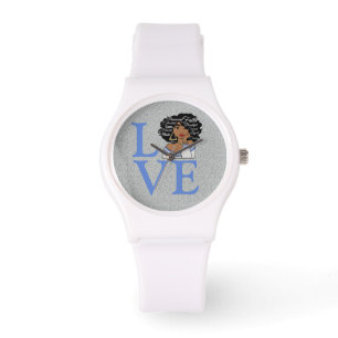 African Queen Stylish Glitter Sporty Chic Watch