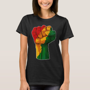African Rising Hand Fist Black History Month BLM A T-Shirt