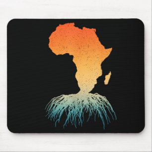 African Roots Art For Men Women Afrocentric Africa Mouse Pad