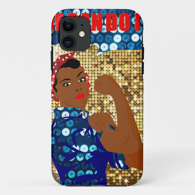 african rosie the riveter Case-Mate iPhone case (Back)