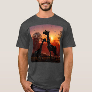 African Safari Animal Gift Giraffe  T-Shirt