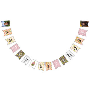 African Safari Animals Teen Boho Happy Birthday Bunting