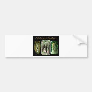 African Safari Bumper Sticker