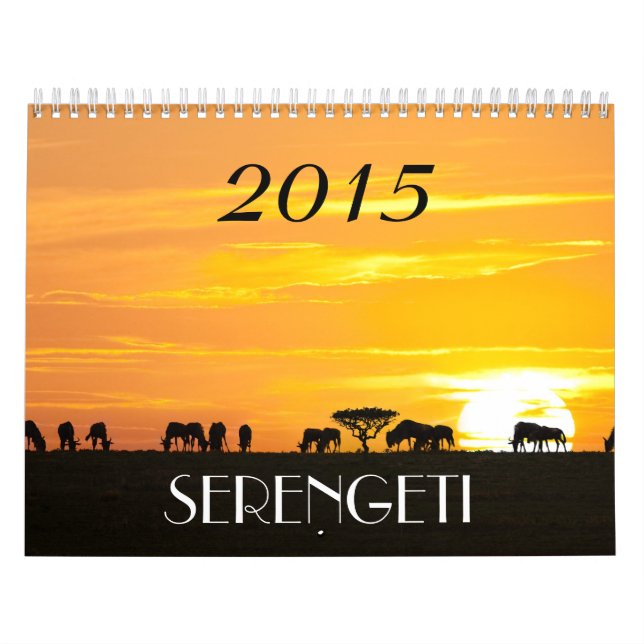 African safari calendar (Cover)