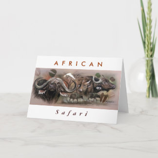 African Safari Card