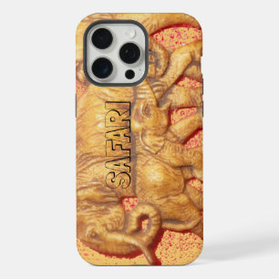 African Safari Elephant Family Heard iPhone 15 Pro Max Case