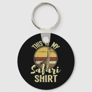 African Safari Family Vacation Zoo Animal Safari S Key Ring