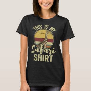 African Safari Family Vacation Zoo Animal Safari S T-Shirt