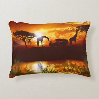 African Safari in the Jungle - Plush Pillow