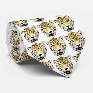 African Safari Leopard Tie
