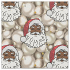 african santa claus fabric