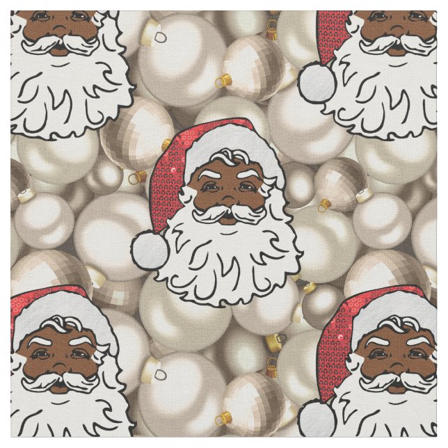 african santa claus fabric (Close Up)
