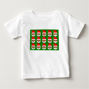 african santa emoji emoticons baby T-Shirt