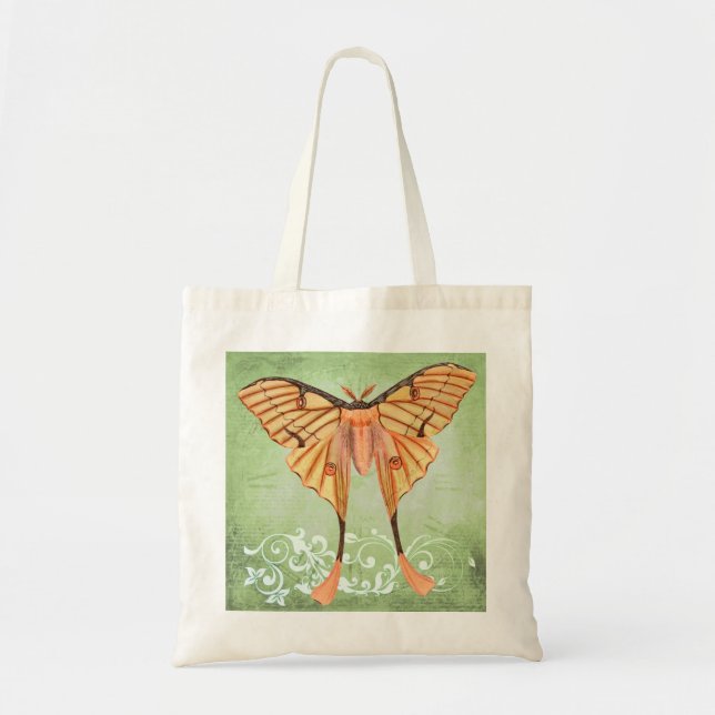 African Silk Moth Tote Bag (Front)
