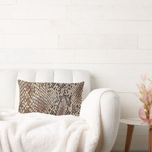 African Snake Skin Lumbar Cushion