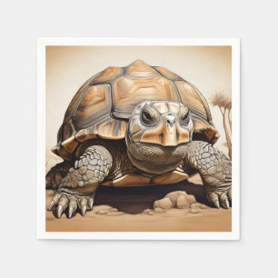 African Spurred tortoise Napkin