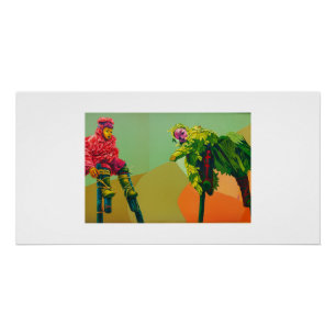 African Stilt Dancers Wall Art – Bold Culture in M