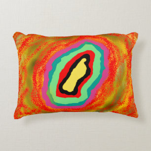 AFRICAN STYLE ABSTRACT ART BY SIXSOX DECORATIVE CUSHION