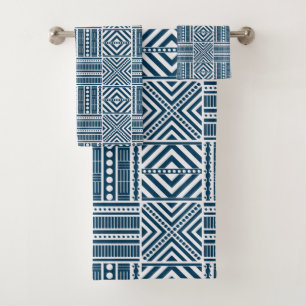 african style borders bath towel set