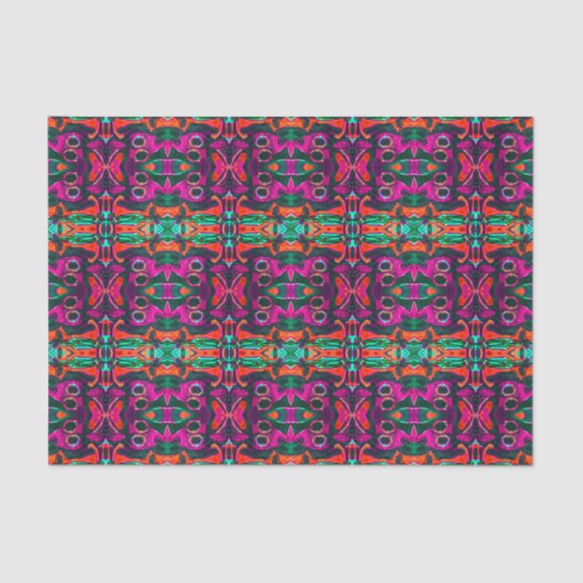 African Style Colourful Print Tissue Paper (Front)