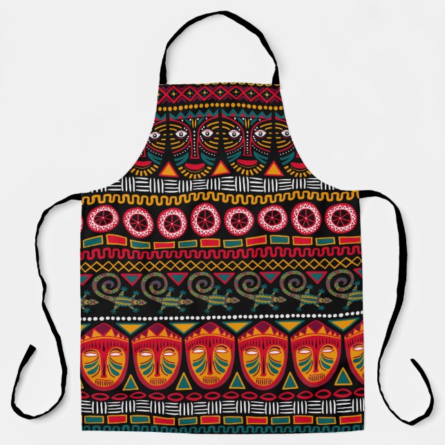 African Style: Decorative Pattern Delight. Apron (Front)
