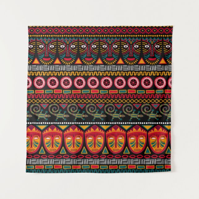 African Style: Decorative Pattern Delight. Tapestry (Front)