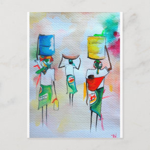 African Style Greeting card
