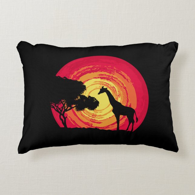 African sunset decorative cushion (Front)