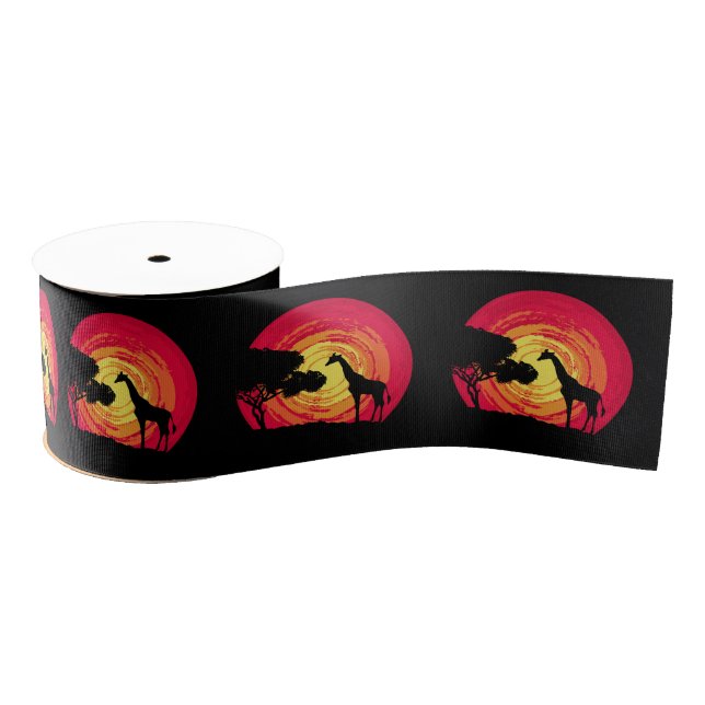 African sunset grosgrain ribbon (Spool)