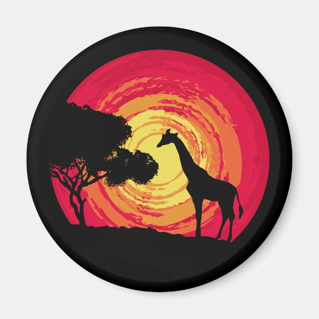 African sunset magnet (Front)