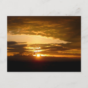 African Sunset Postcard