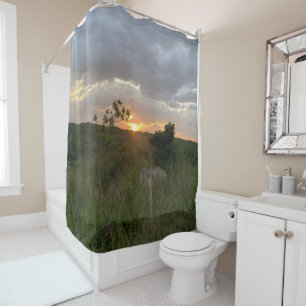 African Sunset Shower Curtain
