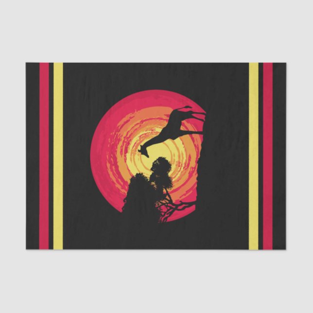 African sunset tissue paper (Front)