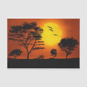 African Sunset Tissue Paper