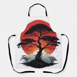 African Sunset Tree Apron