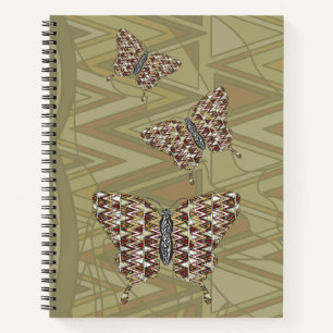 African Swallowtail Spiral Notebook